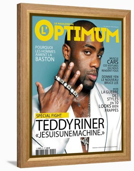 L'Optimum, March 2012 - Teddy Riner-Chris Heads-Framed Stretched Canvas