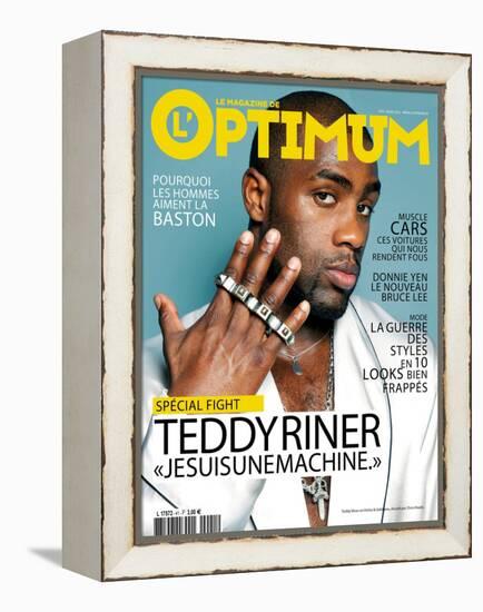 L'Optimum, March 2012 - Teddy Riner-Chris Heads-Framed Stretched Canvas