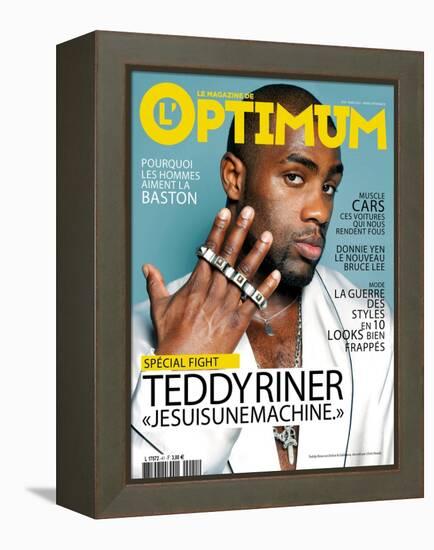 L'Optimum, March 2012 - Teddy Riner-Chris Heads-Framed Stretched Canvas
