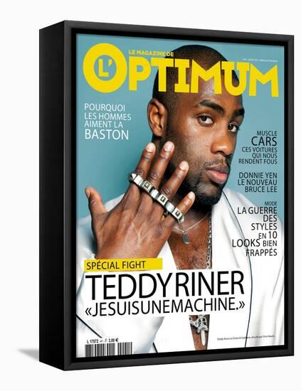 L'Optimum, March 2012 - Teddy Riner-Chris Heads-Framed Stretched Canvas