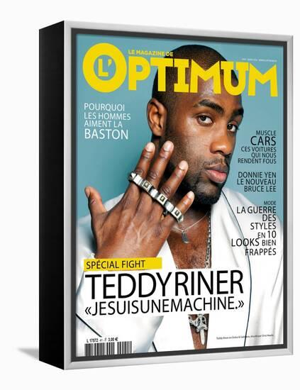 L'Optimum, March 2012 - Teddy Riner-Chris Heads-Framed Stretched Canvas