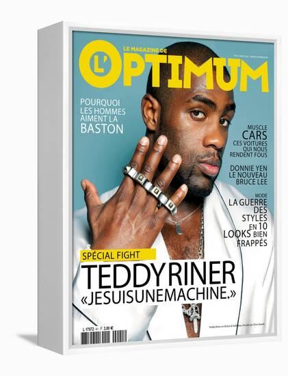 L'Optimum, March 2012 - Teddy Riner-Chris Heads-Framed Stretched Canvas