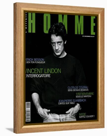 L'Optimum, November 1996 - Pull Façonnable-Marcel Hartmann-Framed Stretched Canvas