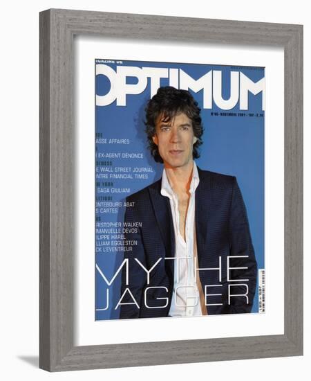 L'Optimum, November 2001 - Mick Jagger-Albert Sanchez-Framed Art Print