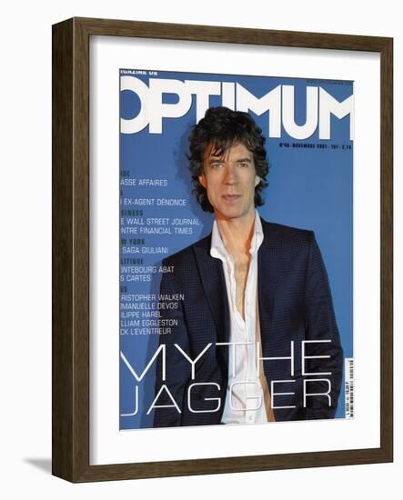 L'Optimum, November 2001 - Mick Jagger-Albert Sanchez-Framed Art Print