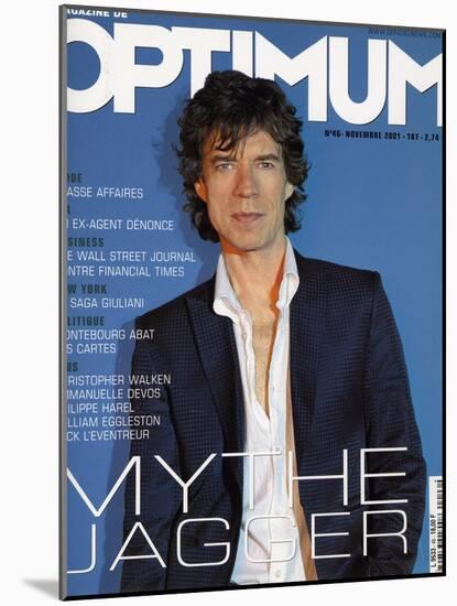 L'Optimum, November 2001 - Mick Jagger-Albert Sanchez-Mounted Art Print