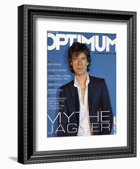 L'Optimum, November 2001 - Mick Jagger-Albert Sanchez-Framed Premium Giclee Print