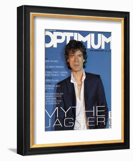 L'Optimum, November 2001 - Mick Jagger-Albert Sanchez-Framed Premium Giclee Print