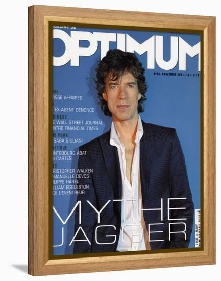 L'Optimum, November 2001 - Mick Jagger-Albert Sanchez-Framed Stretched Canvas