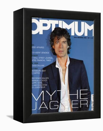 L'Optimum, November 2001 - Mick Jagger-Albert Sanchez-Framed Stretched Canvas