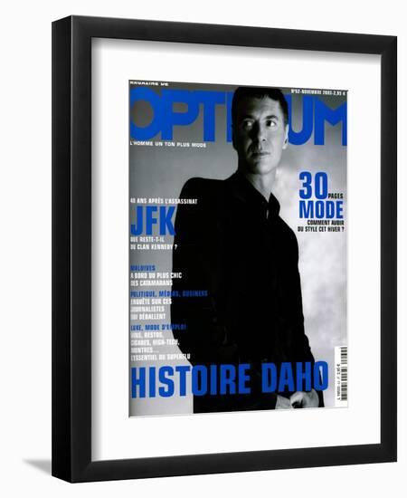 L'Optimum, November 2003 - etienne Daho, en Total Look Hedi Slimane pour Dior-Matthias Vriens-Framed Premium Giclee Print