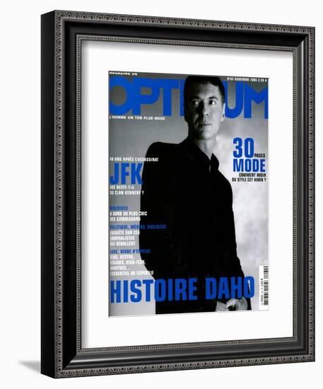 L'Optimum, November 2003 - etienne Daho, en Total Look Hedi Slimane pour Dior-Matthias Vriens-Framed Premium Giclee Print