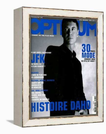L'Optimum, November 2003 - etienne Daho, en Total Look Hedi Slimane pour Dior-Matthias Vriens-Framed Stretched Canvas