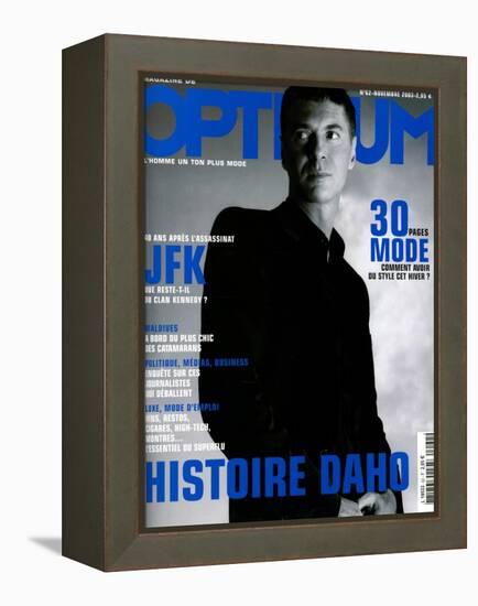 L'Optimum, November 2003 - etienne Daho, en Total Look Hedi Slimane pour Dior-Matthias Vriens-Framed Stretched Canvas