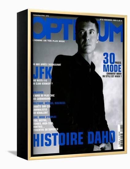 L'Optimum, November 2003 - etienne Daho, en Total Look Hedi Slimane pour Dior-Matthias Vriens-Framed Stretched Canvas