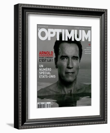 L'Optimum, November 2004 - Arnold Schwarzenegger-Eddie Adams-Framed Premium Giclee Print