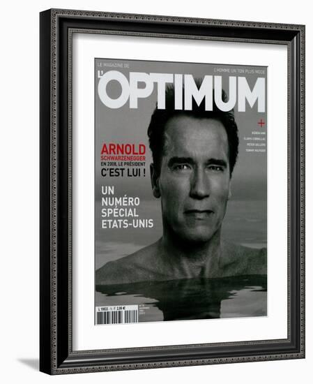 L'Optimum, November 2004 - Arnold Schwarzenegger-Eddie Adams-Framed Art Print