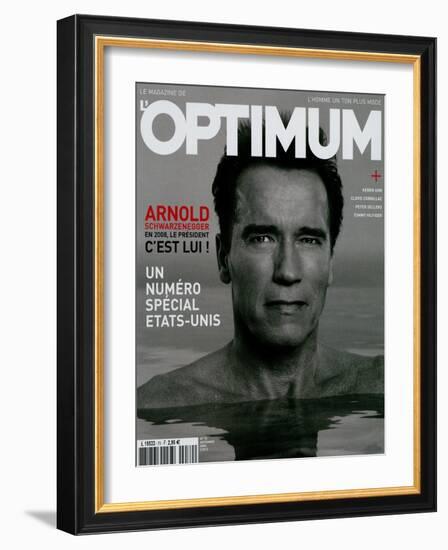 L'Optimum, November 2004 - Arnold Schwarzenegger-Eddie Adams-Framed Art Print