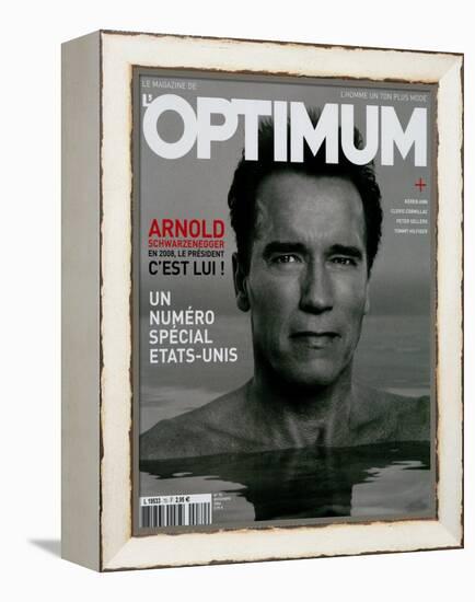 L'Optimum, November 2004 - Arnold Schwarzenegger-Eddie Adams-Framed Stretched Canvas