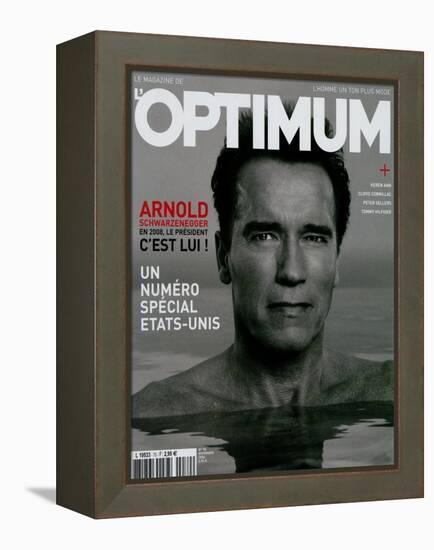 L'Optimum, November 2004 - Arnold Schwarzenegger-Eddie Adams-Framed Stretched Canvas