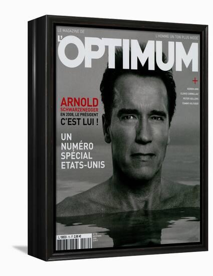 L'Optimum, November 2004 - Arnold Schwarzenegger-Eddie Adams-Framed Stretched Canvas