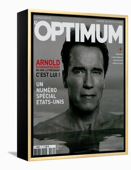 L'Optimum, November 2004 - Arnold Schwarzenegger-Eddie Adams-Framed Stretched Canvas