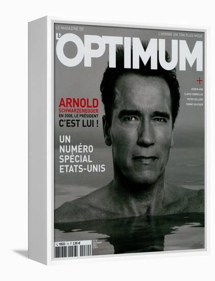 L'Optimum, November 2004 - Arnold Schwarzenegger-Eddie Adams-Framed Stretched Canvas