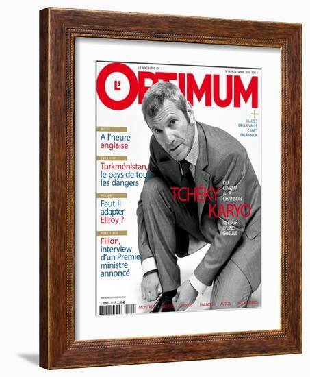 L'Optimum, November 2006 - Tchéky Karyoporte-Philippe Biancotto-Framed Art Print