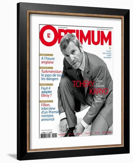 L'Optimum, November 2006 - Tchéky Karyoporte-Philippe Biancotto-Framed Art Print