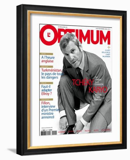 L'Optimum, November 2006 - Tchéky Karyoporte-Philippe Biancotto-Framed Art Print