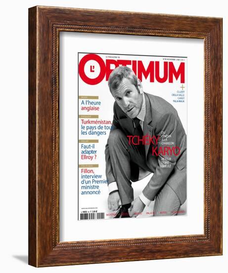 L'Optimum, November 2006 - Tchéky Karyoporte-Philippe Biancotto-Framed Premium Giclee Print