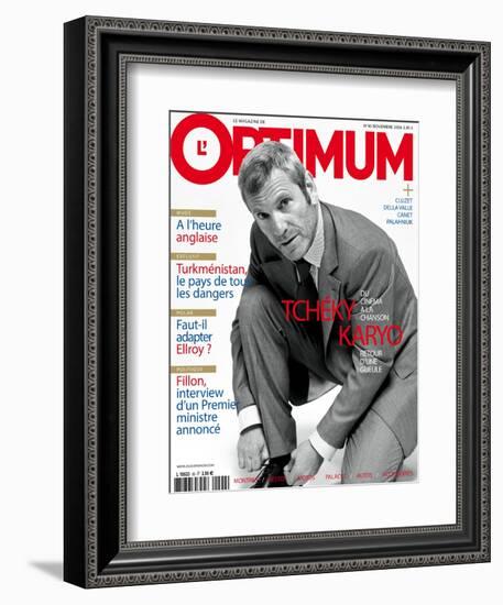 L'Optimum, November 2006 - Tchéky Karyoporte-Philippe Biancotto-Framed Premium Giclee Print