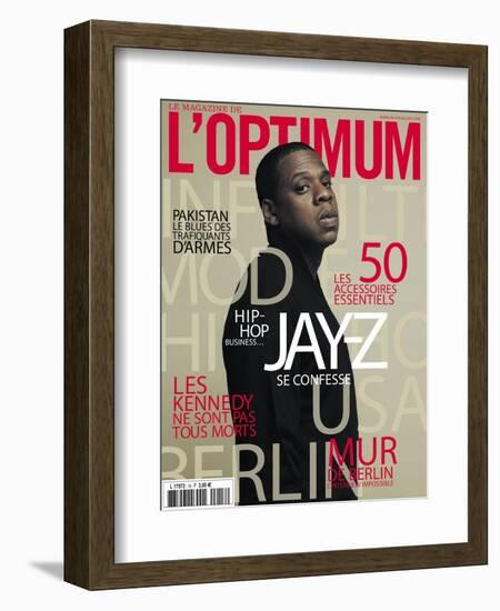 L'Optimum, November 2009 - Jay-Z-Patrick Swirc-Framed Premium Giclee Print