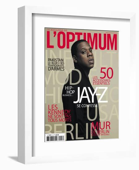 L'Optimum, November 2009 - Jay-Z-Patrick Swirc-Framed Premium Giclee Print