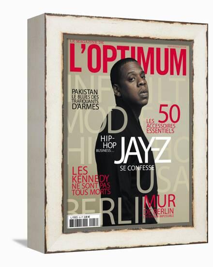 L'Optimum, November 2009 - Jay-Z-Patrick Swirc-Framed Stretched Canvas