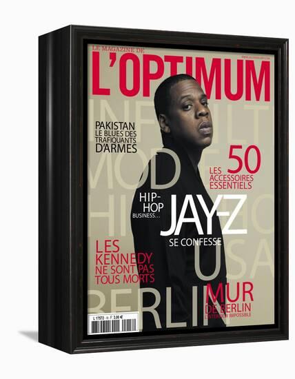 L'Optimum, November 2009 - Jay-Z-Patrick Swirc-Framed Stretched Canvas