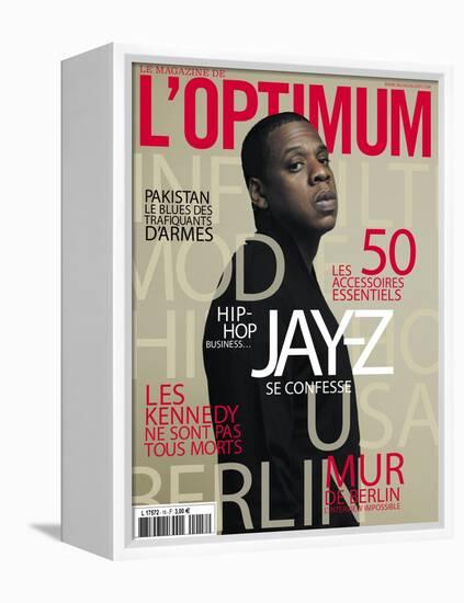 L'Optimum, November 2009 - Jay-Z-Patrick Swirc-Framed Stretched Canvas