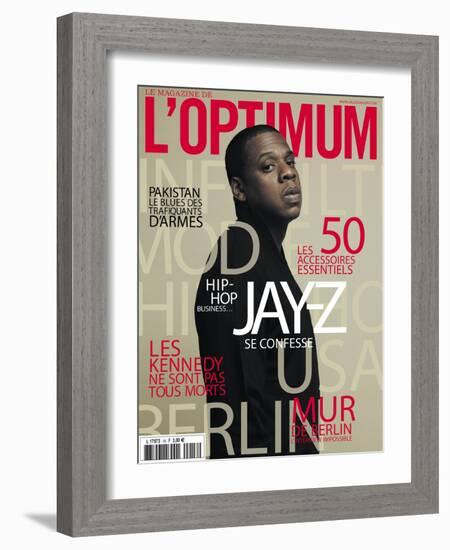 L'Optimum, November 2009 - Jay-Z-Patrick Swirc-Framed Art Print