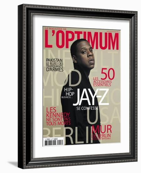 L'Optimum, November 2009 - Jay-Z-Patrick Swirc-Framed Art Print