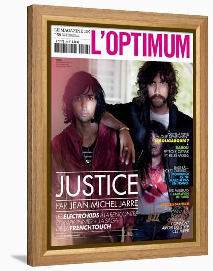 L'Optimum, November 2011 - Le Duo Justice, Xavier De Rosnay-Stefano Galuzzi-Framed Stretched Canvas