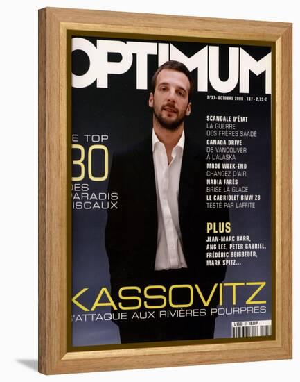 L'Optimum, October 2000 - Mathieu Kassovitz Est Habillé Par Ralph Lauren-Paul G. Chantrel-Framed Stretched Canvas