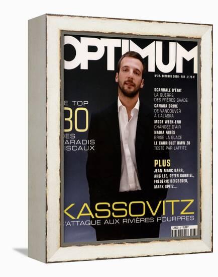 L'Optimum, October 2000 - Mathieu Kassovitz Est Habillé Par Ralph Lauren-Paul G. Chantrel-Framed Stretched Canvas