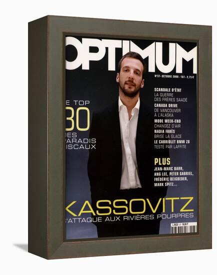 L'Optimum, October 2000 - Mathieu Kassovitz Est Habillé Par Ralph Lauren-Paul G. Chantrel-Framed Stretched Canvas