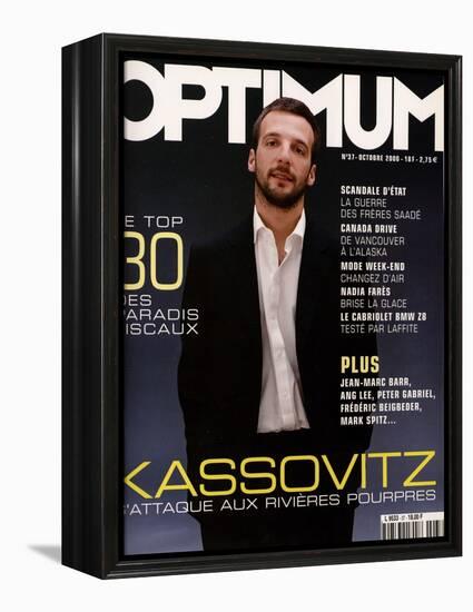 L'Optimum, October 2000 - Mathieu Kassovitz Est Habillé Par Ralph Lauren-Paul G. Chantrel-Framed Stretched Canvas