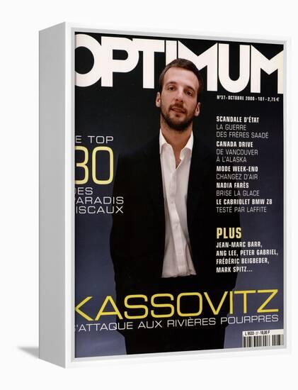 L'Optimum, October 2000 - Mathieu Kassovitz Est Habillé Par Ralph Lauren-Paul G. Chantrel-Framed Stretched Canvas