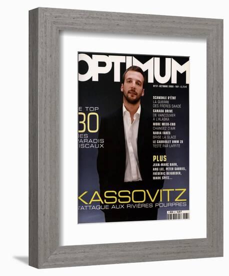 L'Optimum, October 2000 - Mathieu Kassovitz Est Habillé Par Ralph Lauren-Paul G. Chantrel-Framed Premium Giclee Print