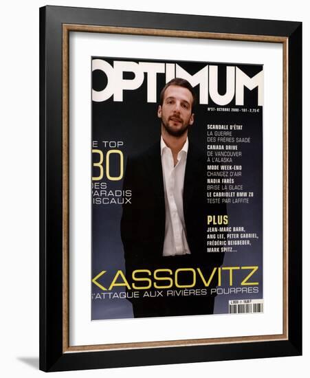 L'Optimum, October 2000 - Mathieu Kassovitz Est Habillé Par Ralph Lauren-Paul G. Chantrel-Framed Art Print