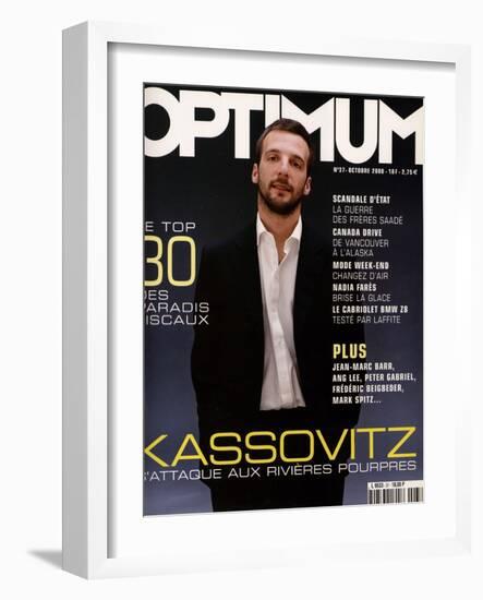 L'Optimum, October 2000 - Mathieu Kassovitz Est Habillé Par Ralph Lauren-Paul G. Chantrel-Framed Art Print