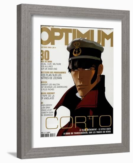 L'Optimum, October 2002 - Image Extraite de Corto Maltese, La Cour Secrète Des Arcanes-Pascal Morelli-Framed Art Print