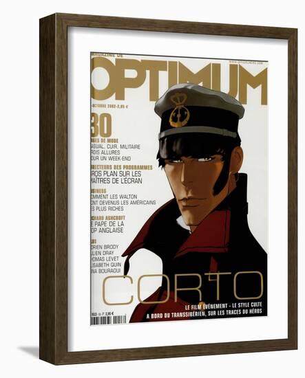 L'Optimum, October 2002 - Image Extraite de Corto Maltese, La Cour Secrète Des Arcanes-Pascal Morelli-Framed Art Print